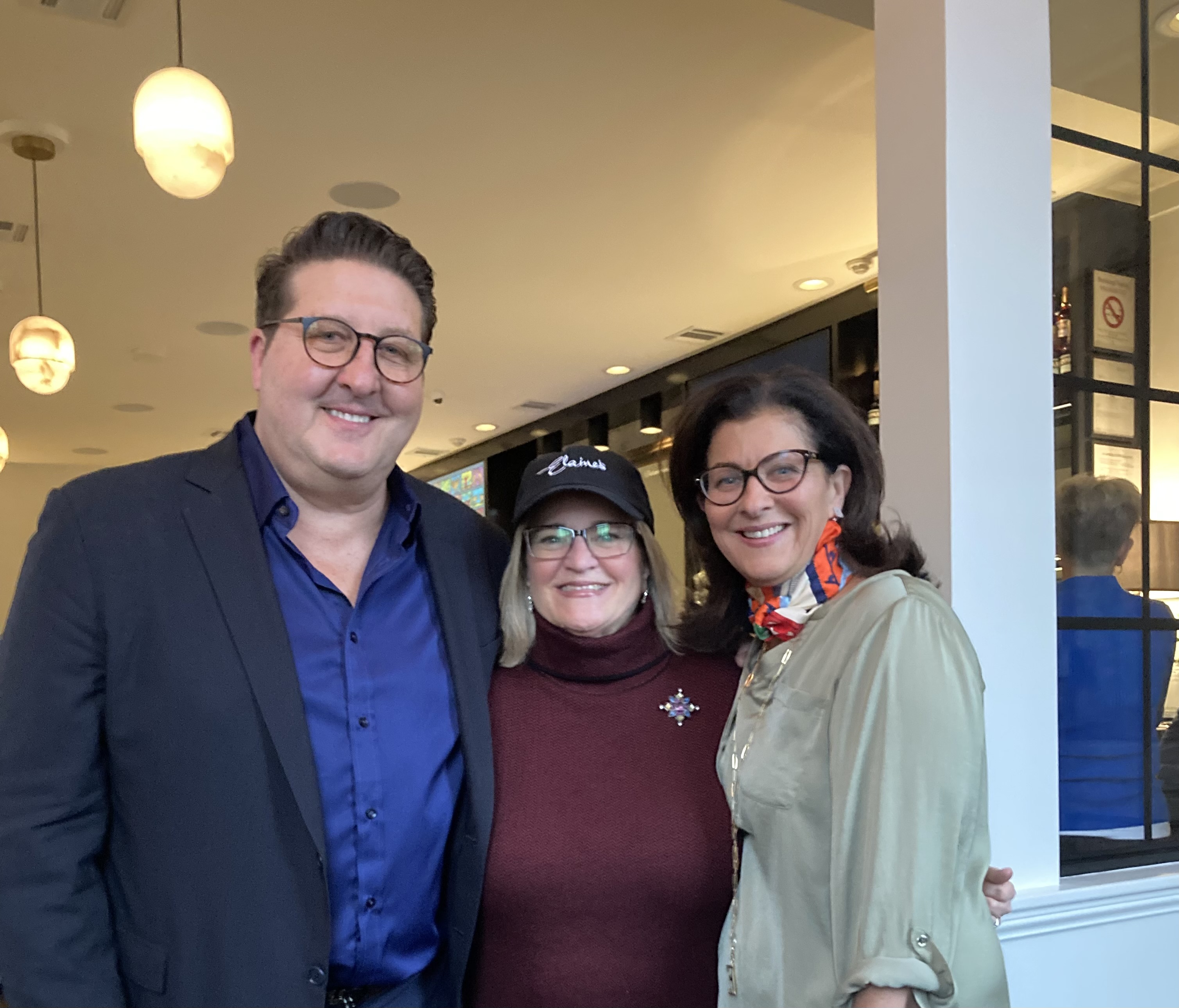 Enzo and Elaine Micali with business advisor Willa Smith
