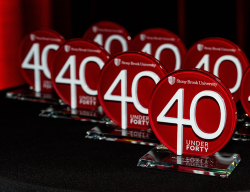 Stony Brook University 40 Under 40 awards.