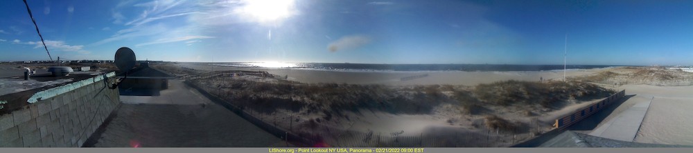 Panoramic image of Point Lookout, NY