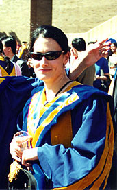 Anitra Ingalls at graduation