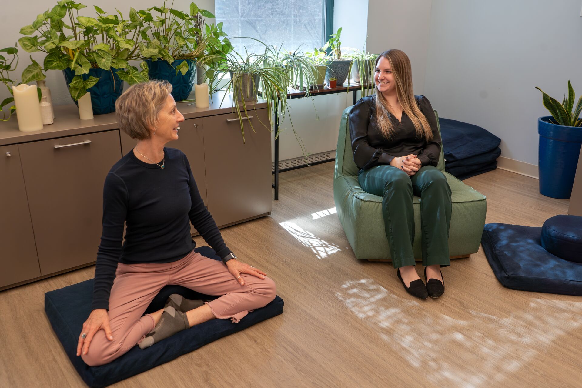 Staff in the meditation