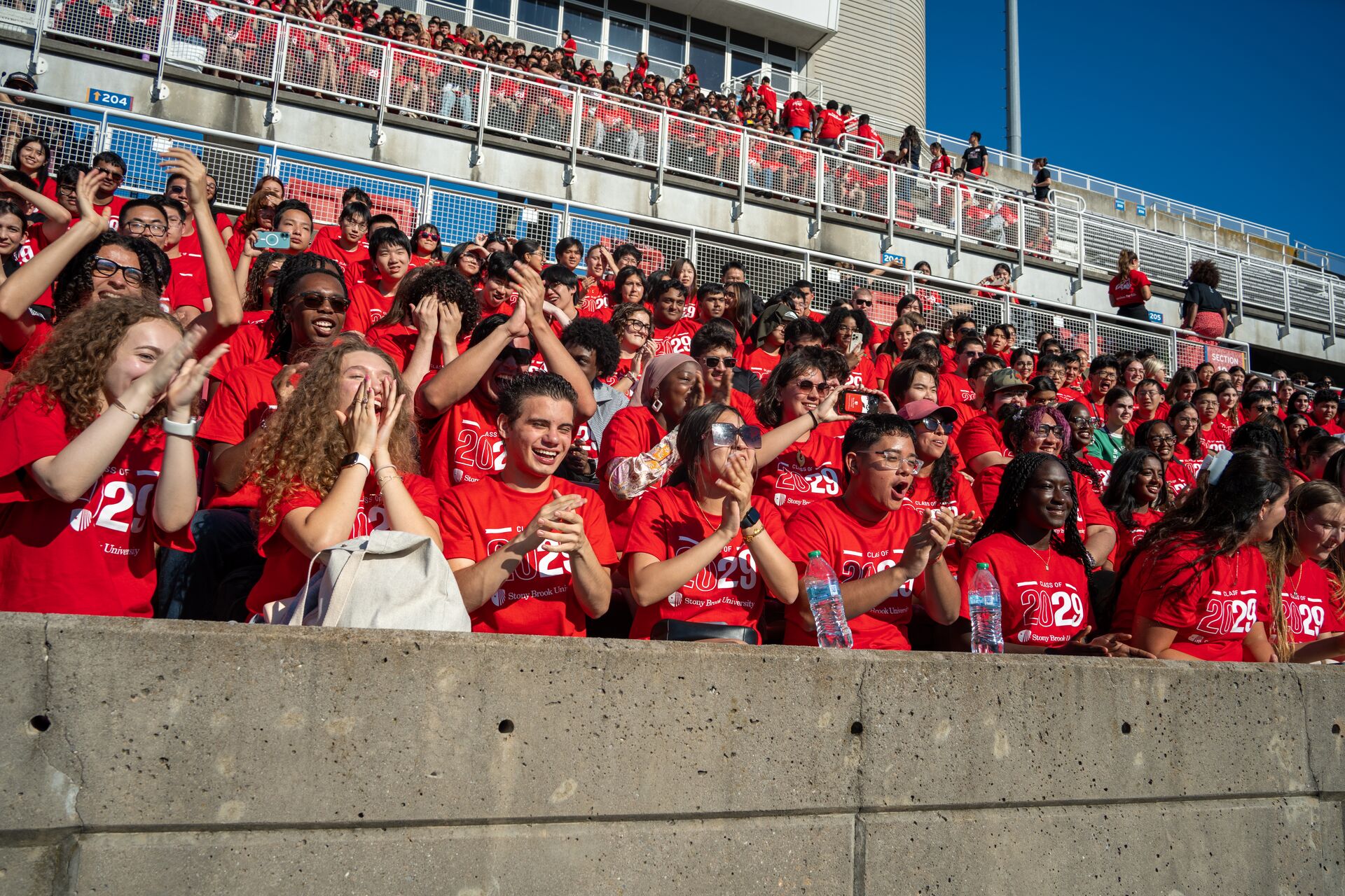 Group of students at homecoming