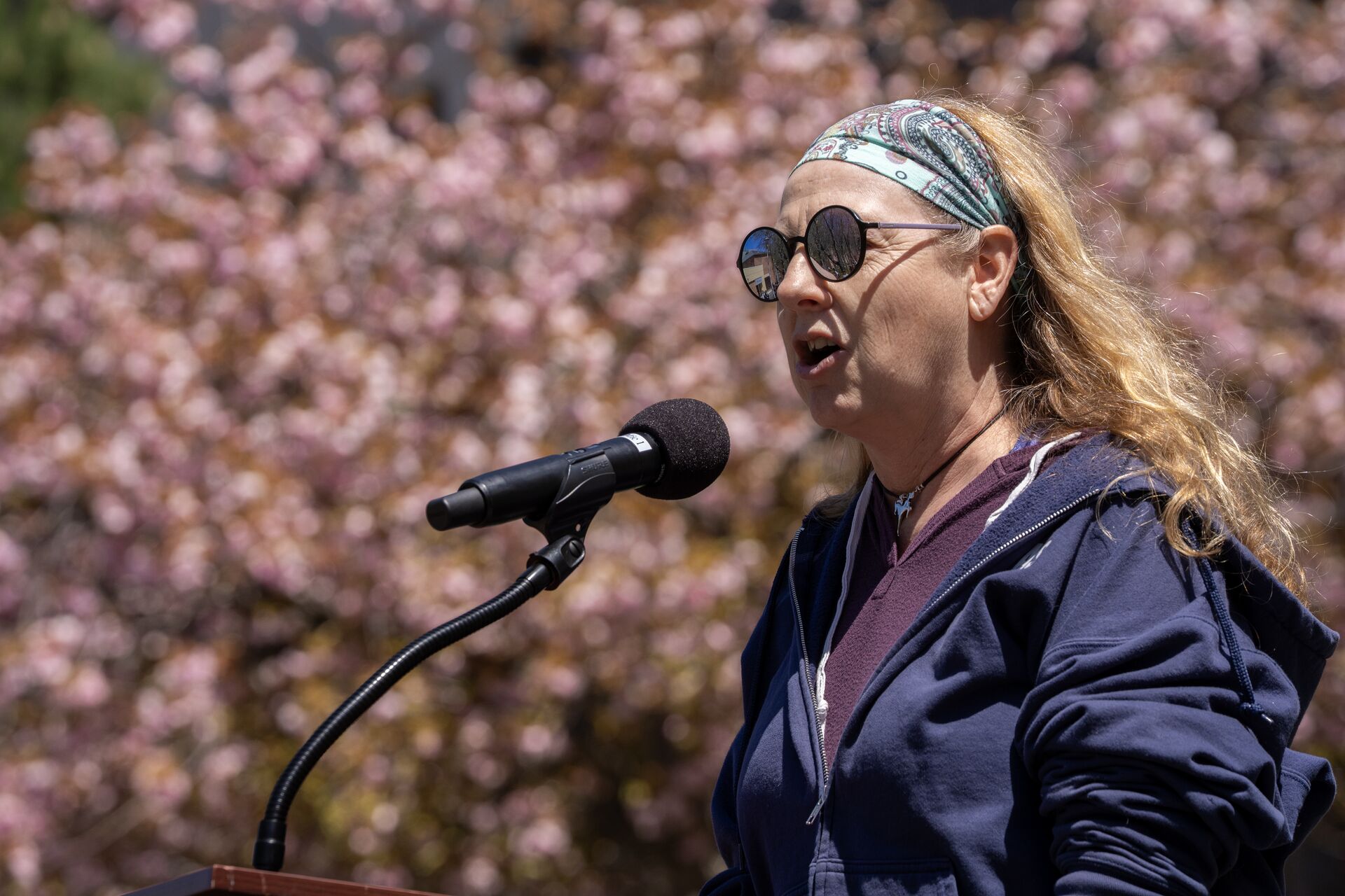 Female Speaker at an event