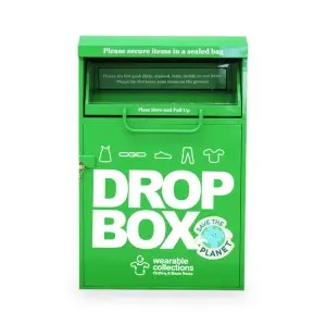 clothing drop box