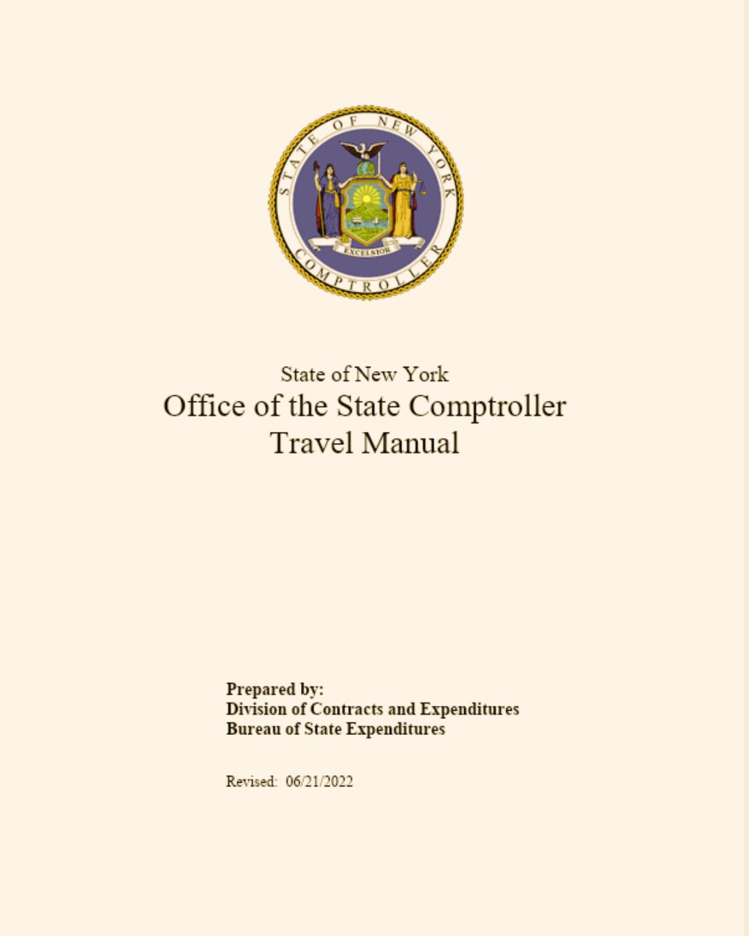 Cover of OSC Travel Manual