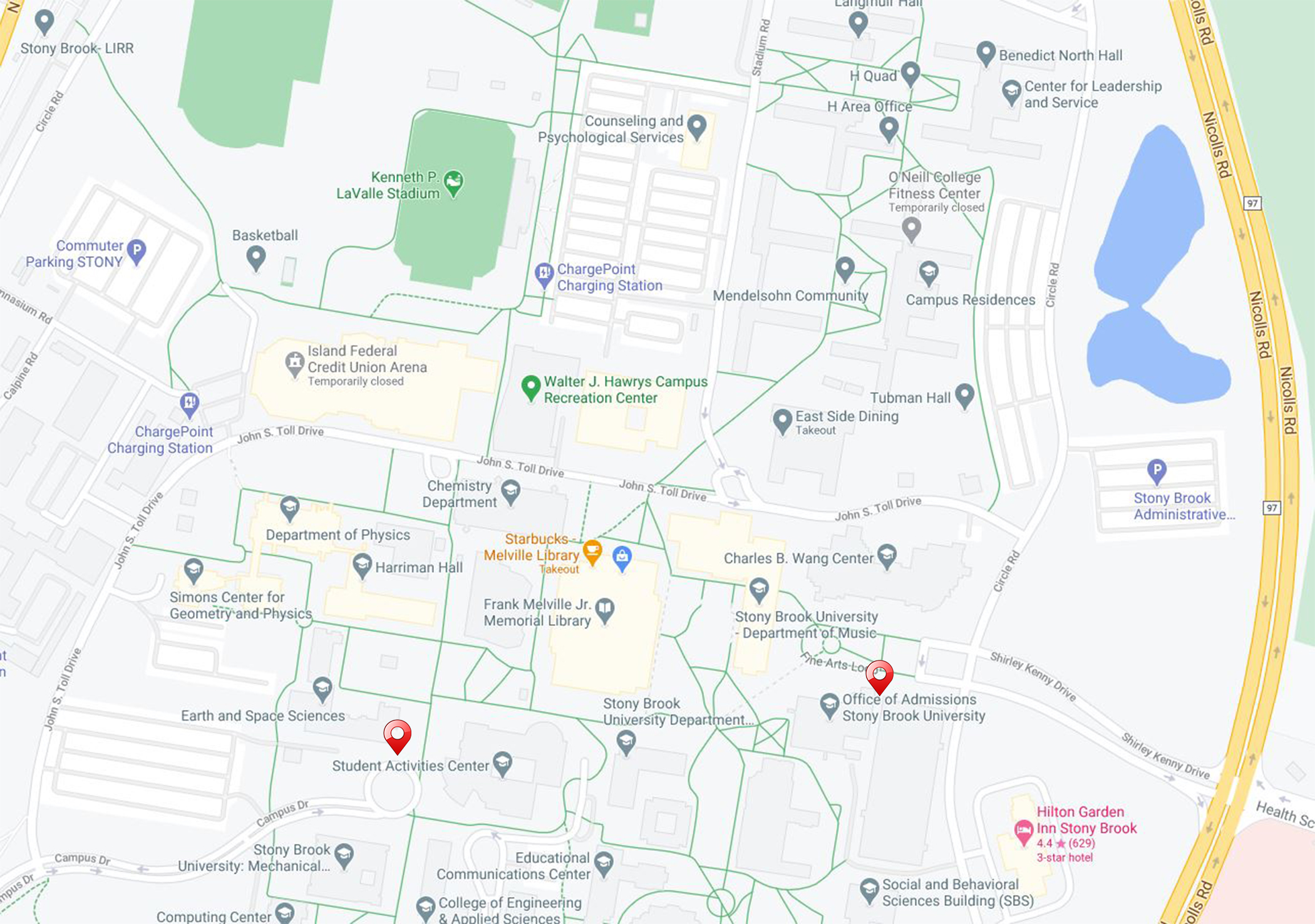 Self Guided Tour Map