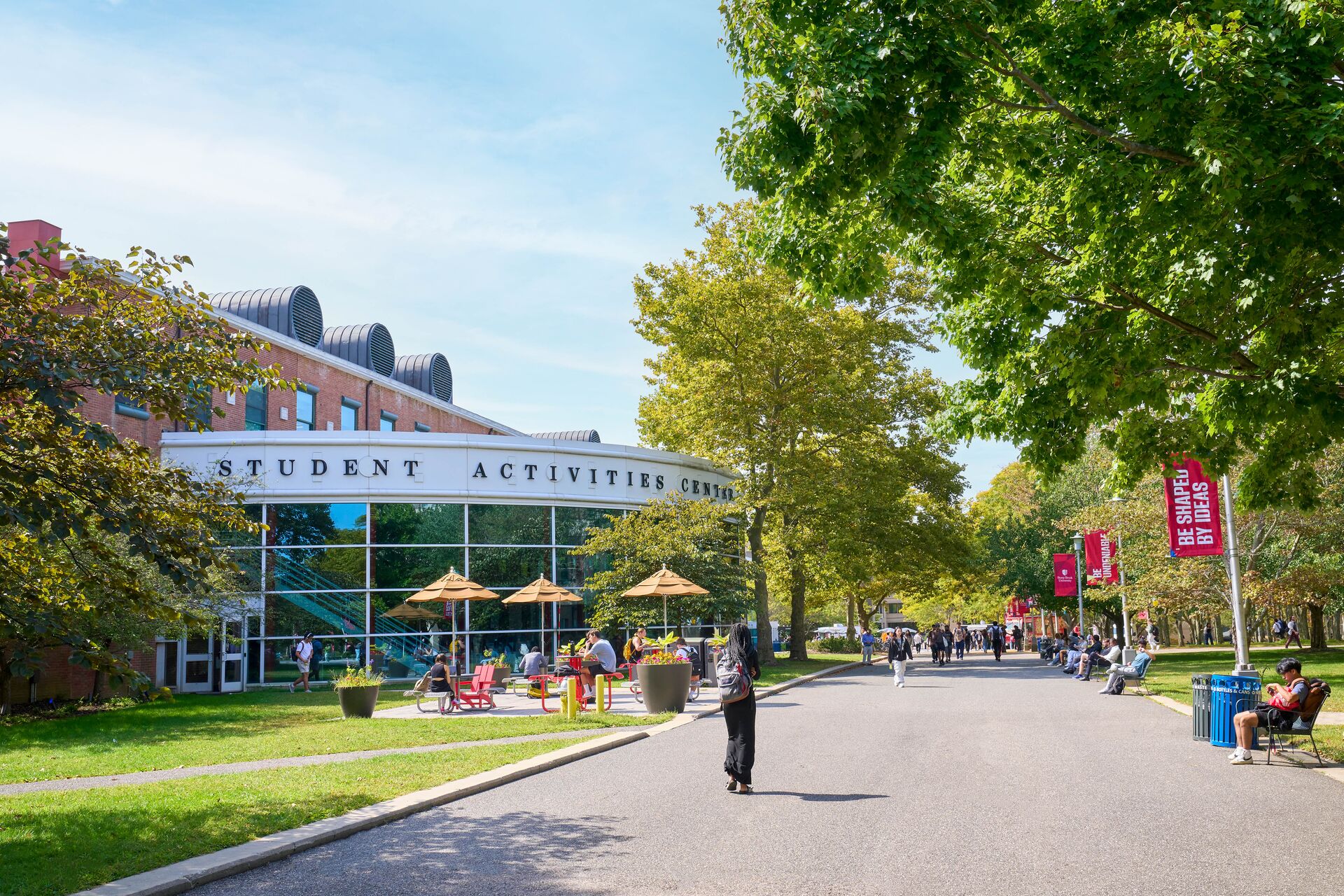 exterior view of the Student Activities Center
