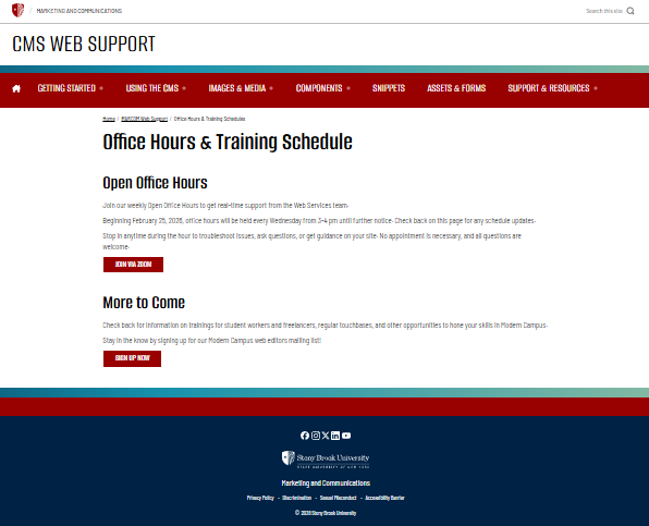 Screenshot of a page with a boxed layout. The header goes the full width of the page, and the content in the middle fo the page has a fixed, shorter width in the middle of the page.