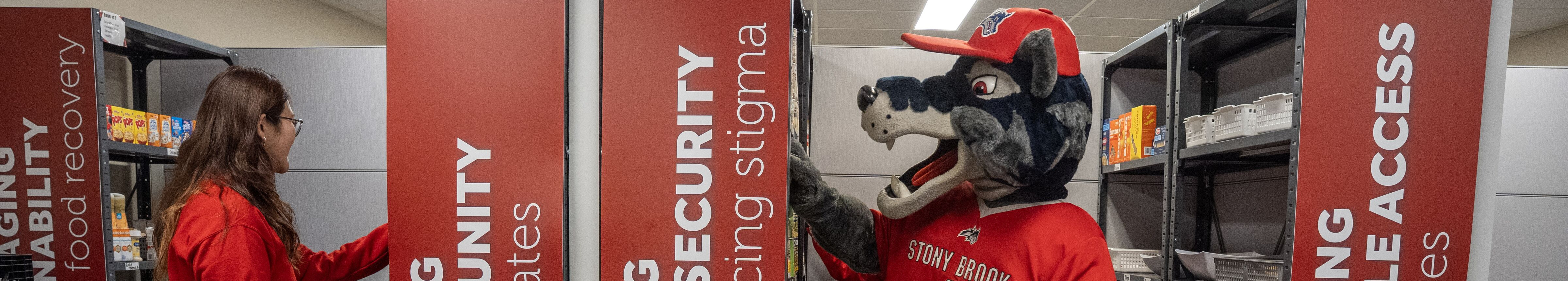 wolfie at pantry